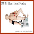 Alta qualidade Multifuncional CPR Medical Training Enfermagem Manikin-Vital Signs Simulation